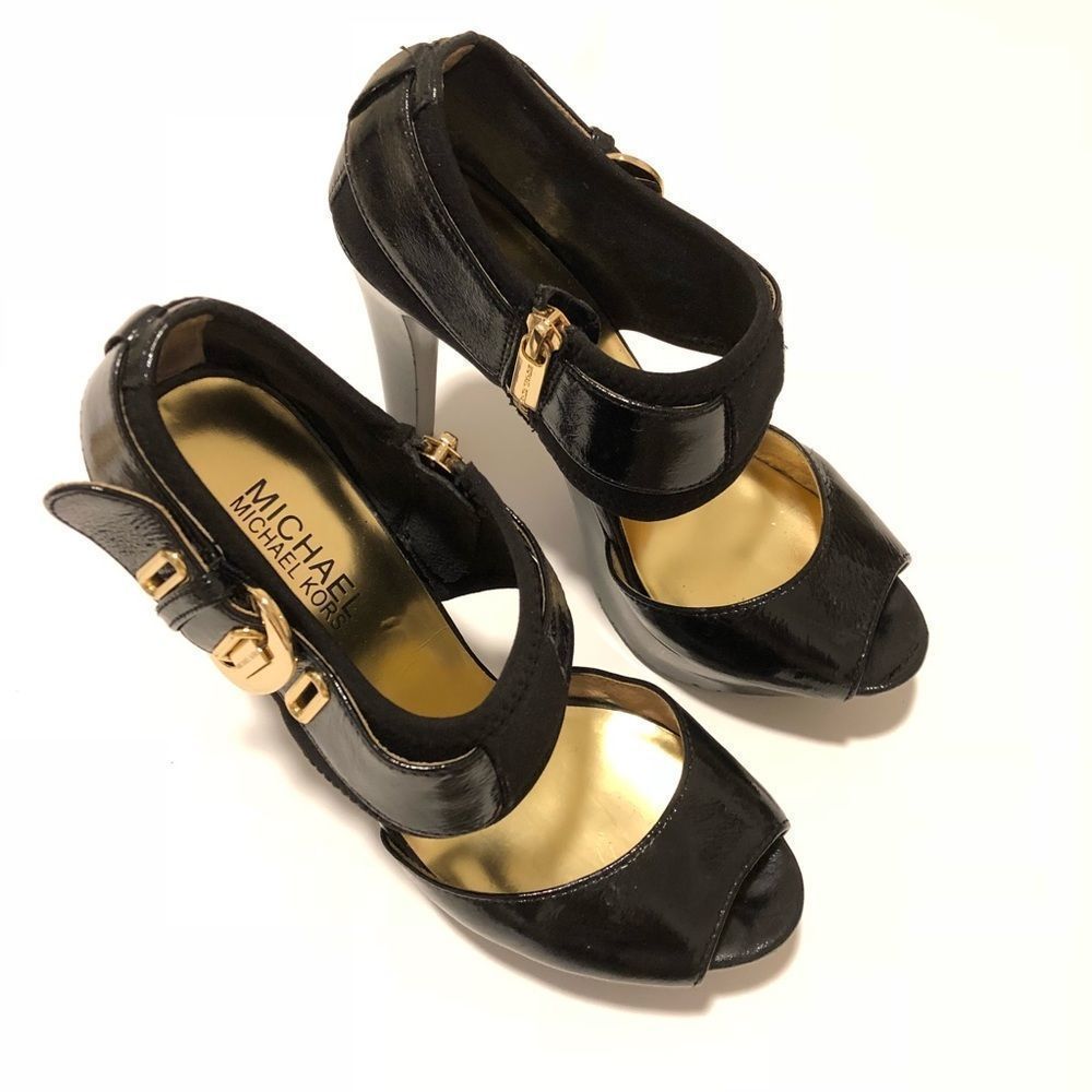 MICHAEL KORS Black Morgan Platform - Picture 7 of 8